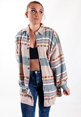 VINTAGE PATTERNED SHIRT S591