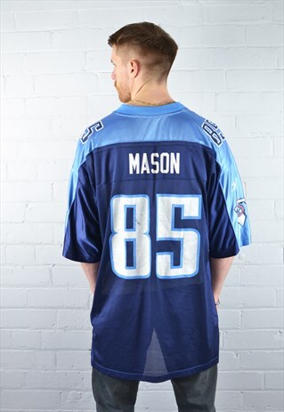 VINTAGE TENNESSEE TITANS "DERRICK MASON" NFL FOOTBALL JERSEY