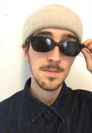 VINTAGE 1990S BROWN TORTOISESHELL CLUB MASTER SUNGLASSES