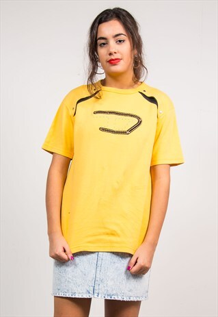90'S VINTAGE YELLOW DIESEL T-SHIRT