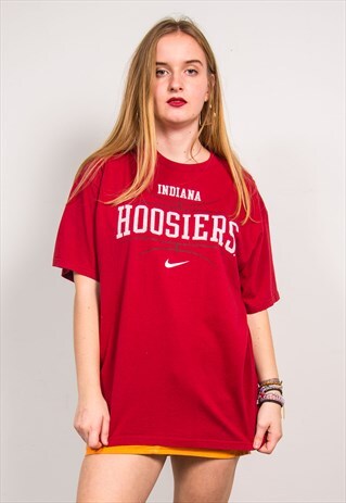 NIKE VINTAGE 90'S RED INDIANA HOOSIERS T-SHIRT