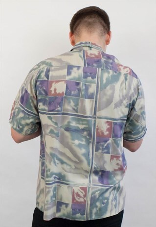 VINTAGE ABSTRACT PATTERN SHIRT