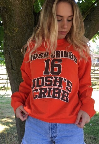 VINTAGE AMERICAN RETRO COLLEGE SWEATSHIRT