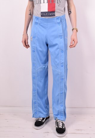JORDAN MENS VINTAGE TRACKSUIT TROUSERS MEDIUM BLUE 90S