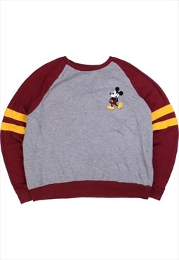 Disney  Mickey Mouse Crewneck Sweatshirt XSmall Grey