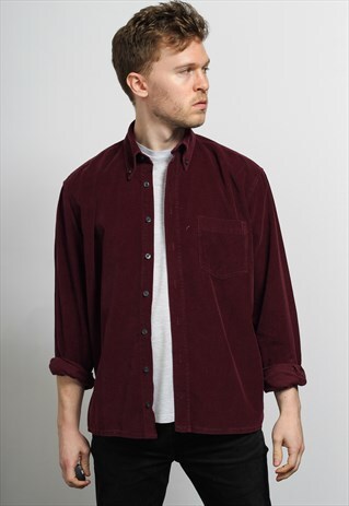 VINTAGE CORDUROY SHIRT PURPLE