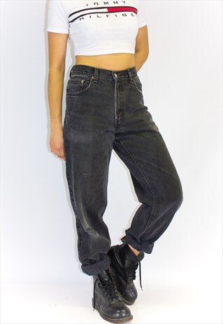 VINTAGE GUY FIT WASHED OUT 501 LEVI JEANS