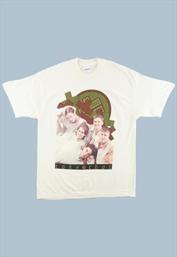 Vintage Take That 1994 UK Tour Band T Shirt - Cream XL