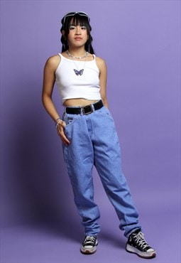 RIDERS Blue Mom Denim Jeans