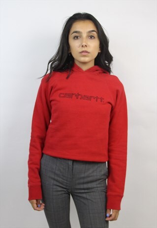 VINTAGE CARHARTT RED HOODIE