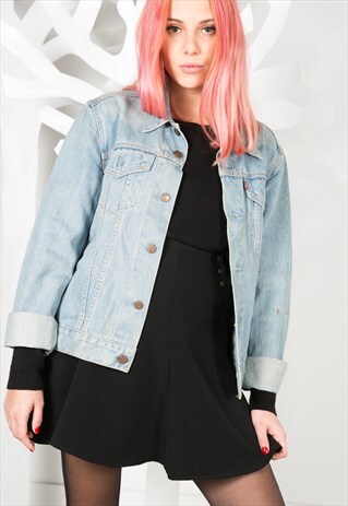 VINTAGE 80'S LEVI'S DENIM JACKET / 0251 / 5001 / 405