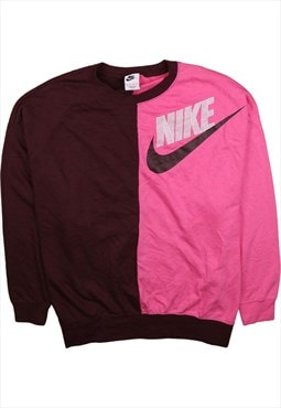 Nike 90's Swoosh Crew Neck Sweatshirt XSmall Brown