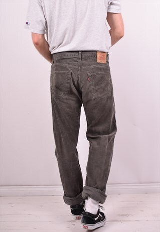 LEVI'S 551 MENS VINTAGE TROUSERS W36 L39 BROWN 90S