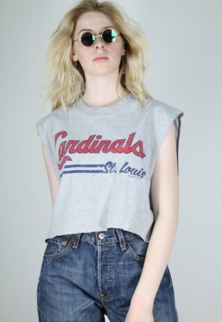 VINTAGE 90S PRINT CROP TOP