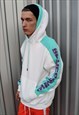 FLUORESCENT OVERSIZE HOODIE PREMIUM QUALITY RAVE PULLOVER