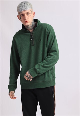 VINTAGE NAUTICA 1/4 ZIP SWEATSHIRT