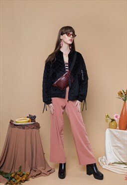 Slight Flare Tailored Trousers
