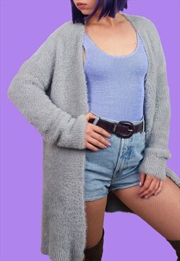 CHELSEA AND THEODORE Vintage 90's Fluffy Knit Soft Cardigan 