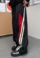 BLACK RELAXED FIT PANTS TROUSERS SWEATPANTS 