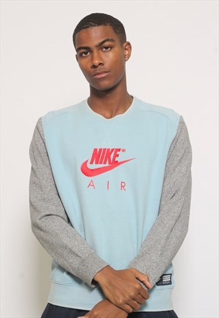 VINTAGE NIKE LOGO SWEATSHIRT BLUE