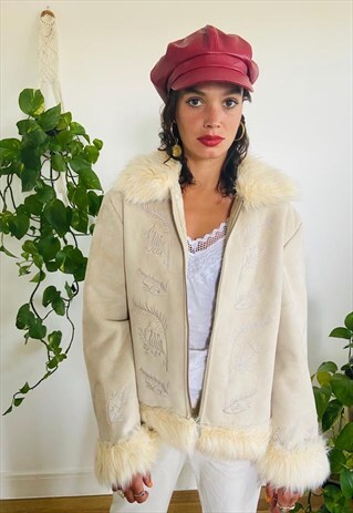 ALASKAN FAUX SUEDE COAT