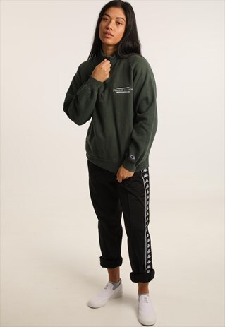 VINTAGE CHAMPION 1/4 ZIP SWEATSHIRT