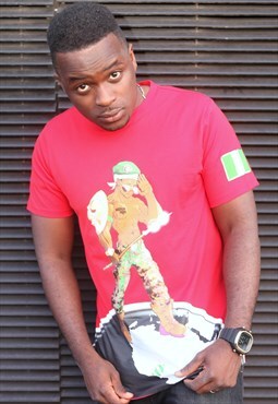 World Soldiers Nigeria T-Shirt (Red) - Limited Edition