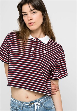 STRIPED CROP KAOTIKO T-SHIRT