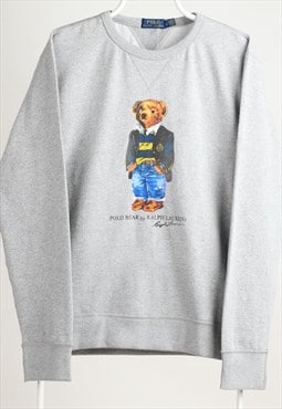 Polo Bear Ralph Lauren with Tags Crewneck Sweatshirt Grey 