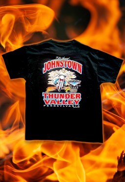 Vintage Motorcycle T Shirt Thunder Valley 