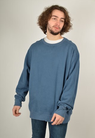 VINTAGE IZOD SWEATSHIRT IN BLUE