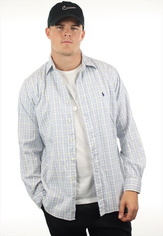 VINTAGE RALPH LAUREN CHECK LONG SLEEVE SHIRT