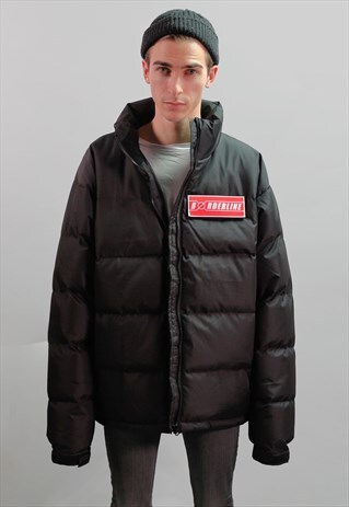 UNISEX WARM BLACK PUFFER WINTER JACKET