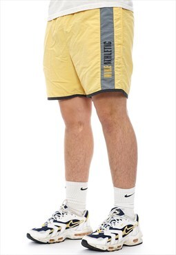 Vintage Nike Athletic Yellow Shorts Mens
