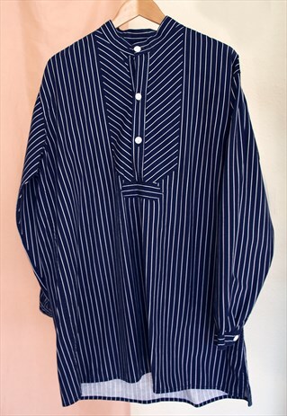 VINTAGE FRENCH MARINER WORKWEAR CHORE SMOCK