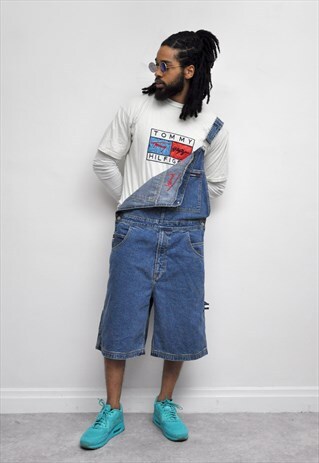 RARE 90S TOMMY HILFIGER DENIM DUNGAREES
