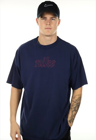 VINTAGE 90S NIKE SPELL OUT T SHIRT TEE