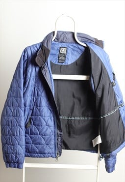 ACG Vintage Nike Quilted 2 in 1 Jacket Gilet Blue Size M