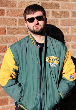VINTAGE NFL GREEN BAY PACKERS USA SPORTS JACKET