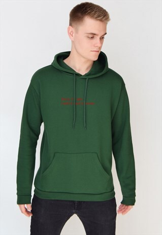 GREEN SORRY I'M LATE, I DIDN'T WANT TO COME (RED) HOODIE