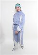 VINTAGE 90S PURPLE ONE PIECE SKI SUIT, WOMEN RETRO SKI SUIT