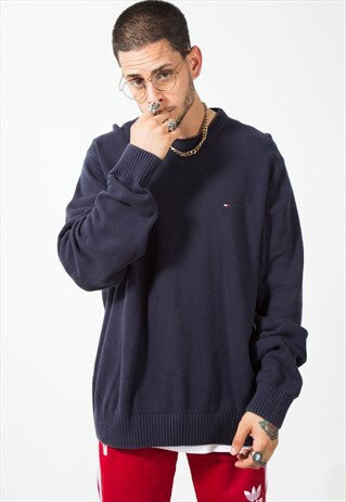 VINTAGE 80S TOMMY HILFIGER KNIT JUMPER / S535