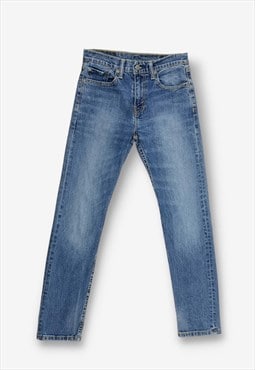 Vintage levi's 502 tapered fit jeans dark blue w28 BV20664