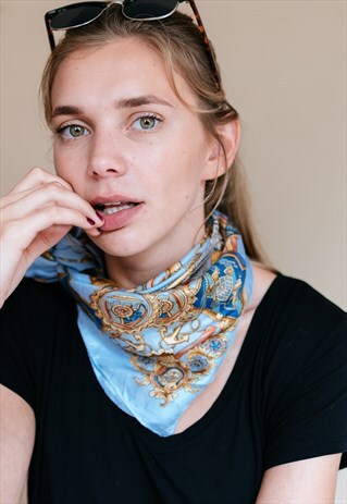 VINTAGE 80S LARGE BAROCCO SCARF