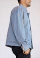 VINTAGE JACKET REVERSIBLE GREY IN BLUE L