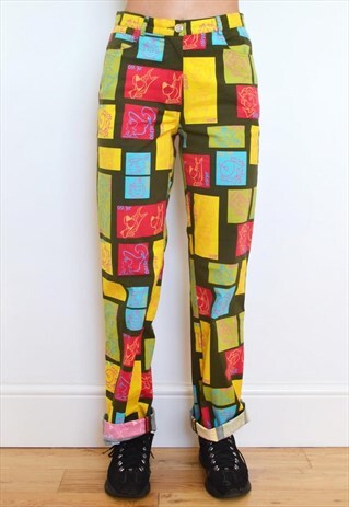 RARE CASTELBAJAC VINTAGE PRINT TROUSERS