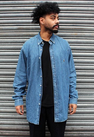 VINTAGE DENIM RALPH LAUREN SHIRT