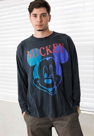 VINTAGE DISNEY T-SHIRT LOGO 90S X 9.6
