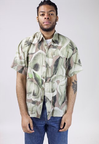 VINTAGE 90S PATTERNED SHIRT