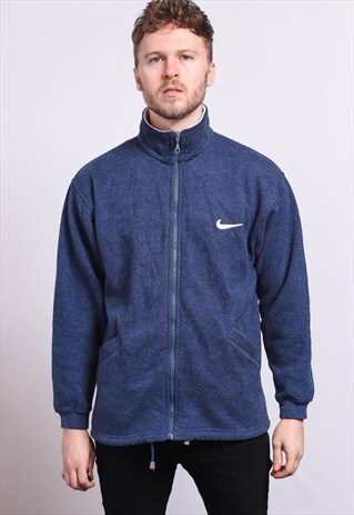 VINTAGE NIKE HALF ZIP FLEECE TOP